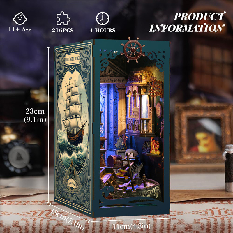 Smart Home Automation Diy - Puzzle Kayu 3D DIY Pembatas Buku