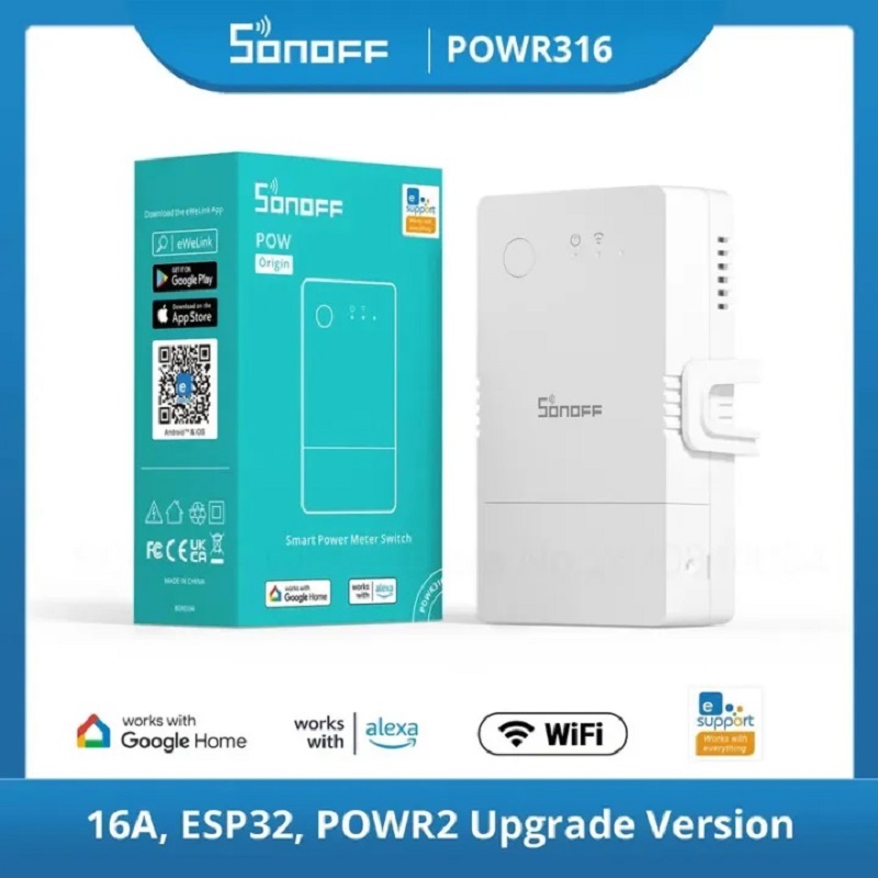 Sonoff Basic Switch - SONOFF POW Origin Powr316 Sakelar Meter
