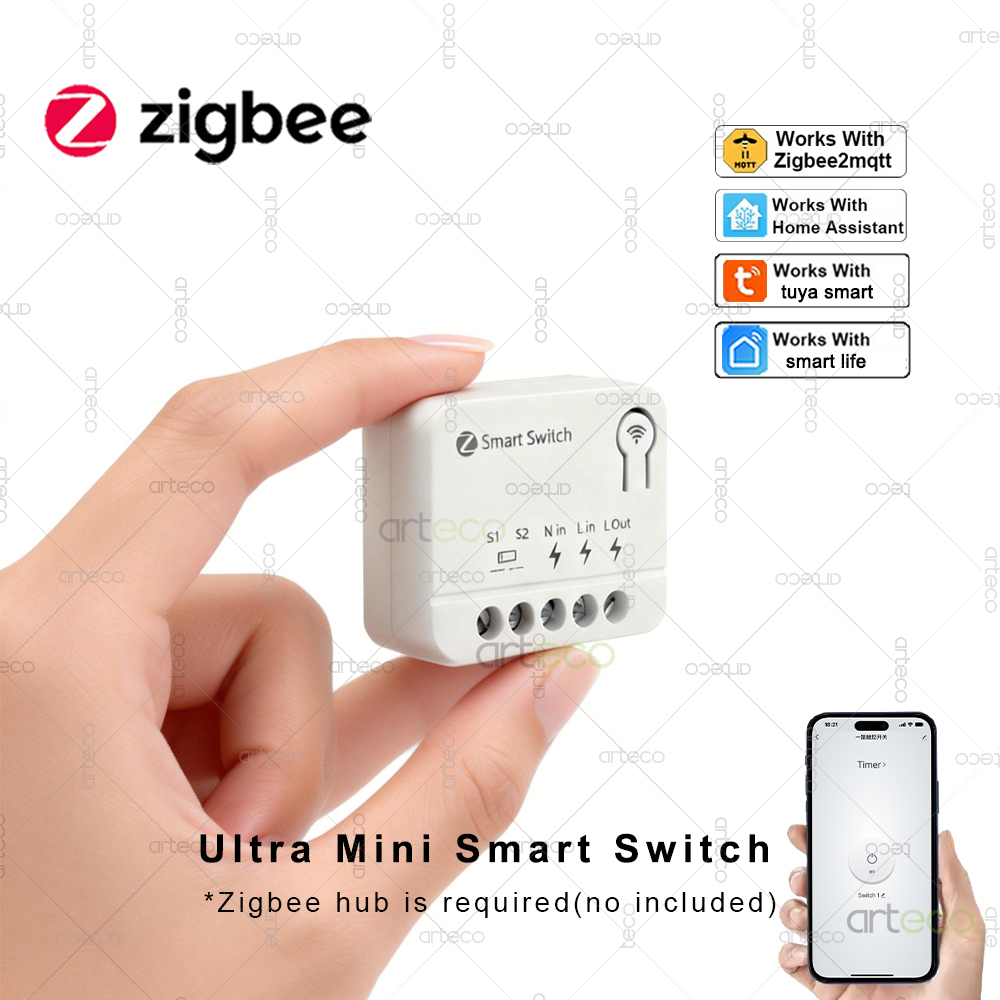 Smart Home Automation Diy - Zigbee Mini Breaker DIY Modul Sakelar