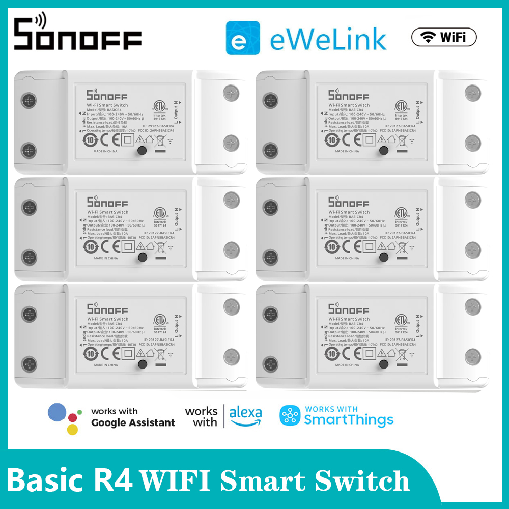 Sonoff Basic Switch - Sakelar Wifi Pintar SONOFF Basic R4,