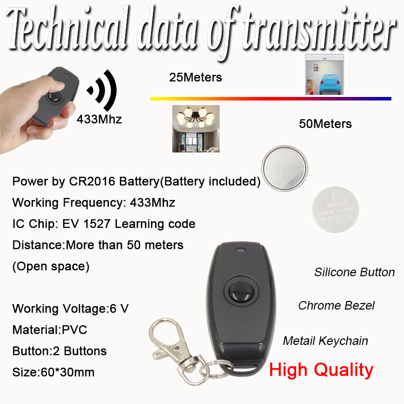 433Mhz DC 3.6V 6V 12V 24V 1CH  - 433Mhz Receiver Module ulasan dan harga