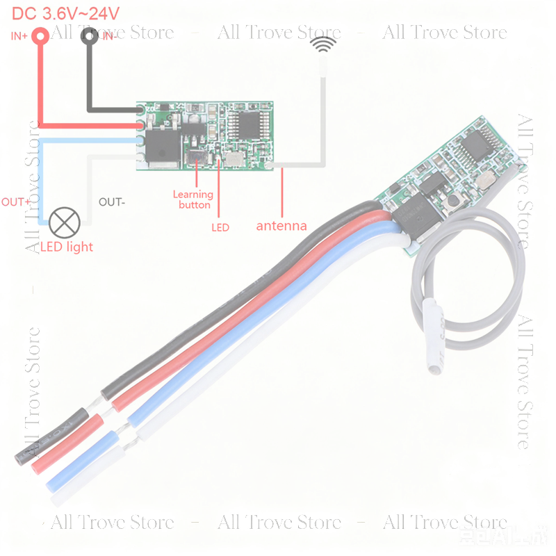 Modul Mikro Sakelar Lampu Kont - 433Mhz Receiver Module ulasan dan harga