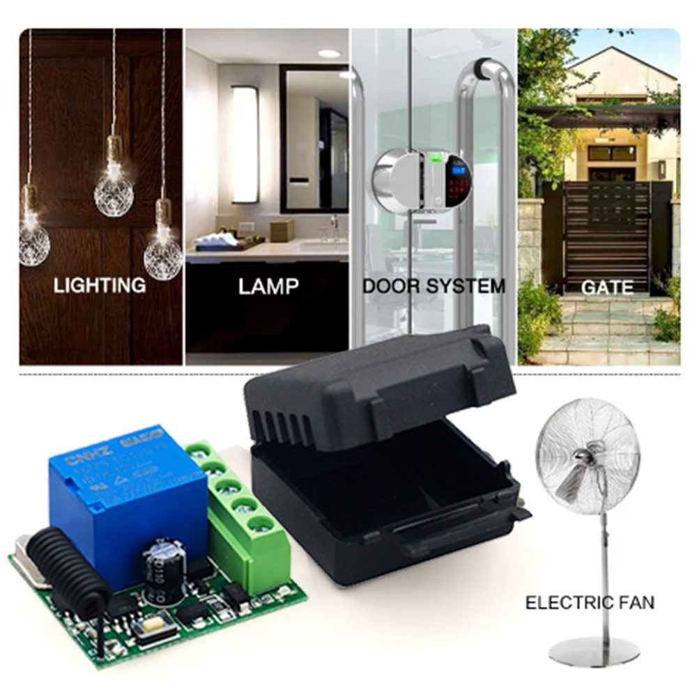 QACHIP 433MHz DC 12V Sakelar R - 433Mhz Receiver Module ulasan dan harga