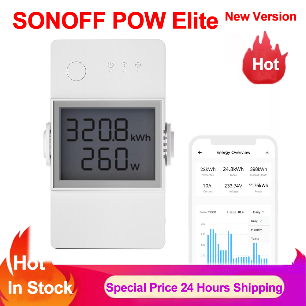 SONOFF POW Elite Smart Power M - Sonoff Basic Switch ulasan dan harga