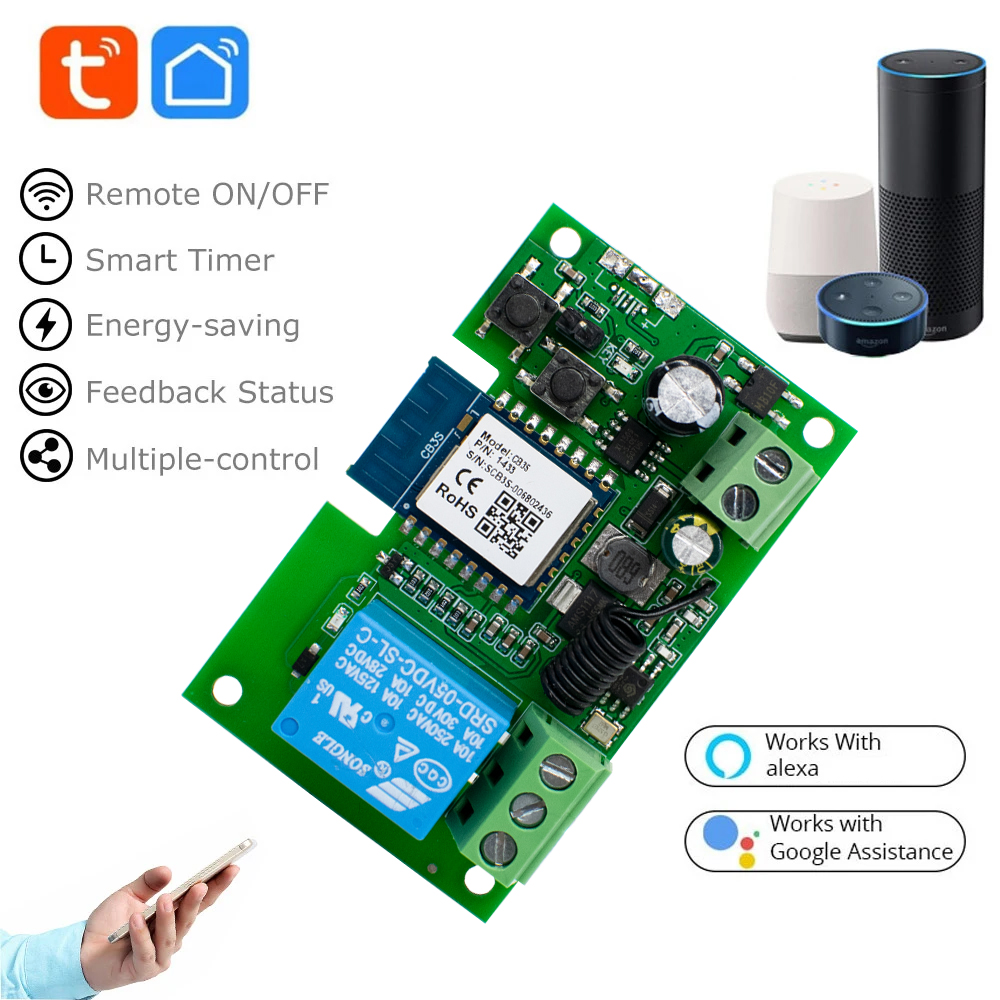 1CH Tuya modul sakelar Wifi ni - Smart Home Automation Diy ulasan dan harga