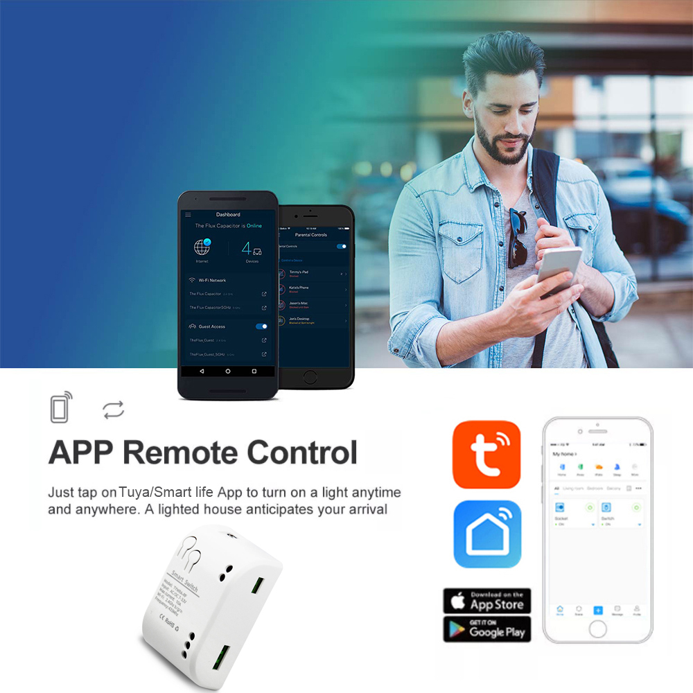 1CH Tuya modul sakelar Wifi ni - Smart Home Automation Diy ulasan dan harga