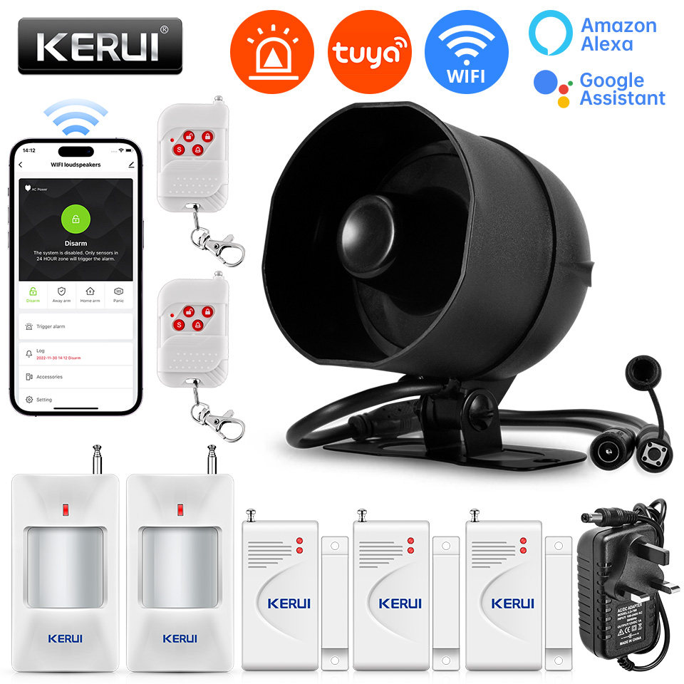 KERUI 120db Sistem Alarm Siren - Smart Home Automation Diy ulasan dan harga