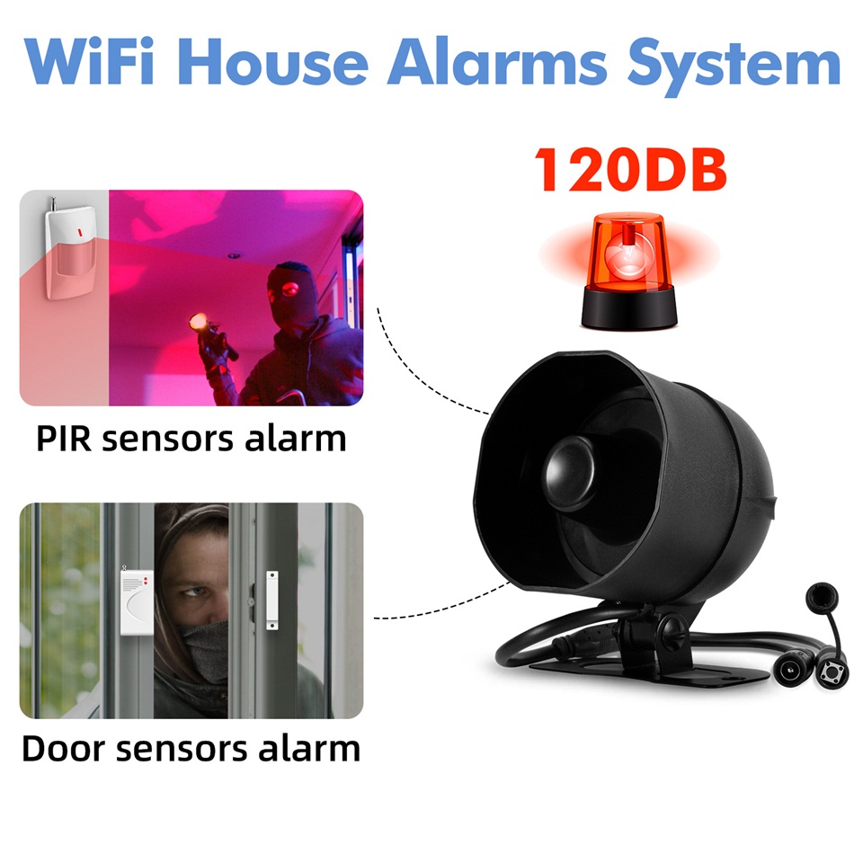 KERUI 120db Sistem Alarm Siren - Smart Home Automation Diy ulasan dan harga