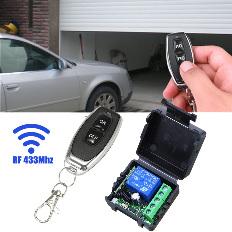 DC 12V Remote Control Smart Sw - 433Mhz Receiver Module ulasan dan harga