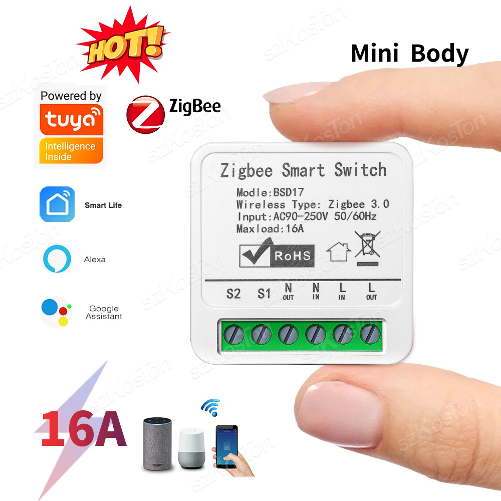 16A Tuya ZigBee Modul Sakelar  - Smart Home Automation Diy ulasan dan harga